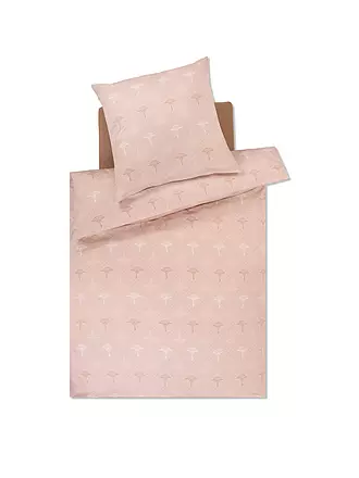 JOOP | Linge de lit en satin CORNFLOWER CHARM 70x90 / 140x200cm Ocean | beige